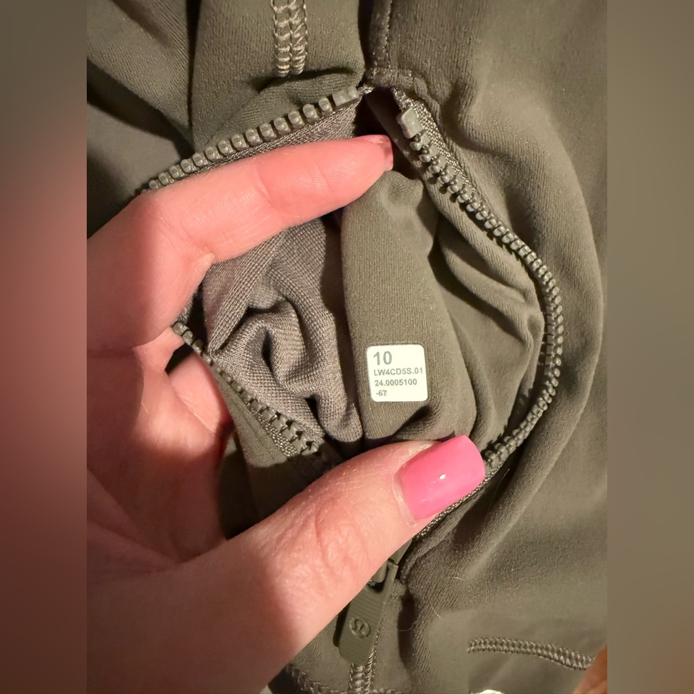 Lululemon Define Jacket Nulu NOMAD Size 10 EUC Full Length - Picture 4 of 6